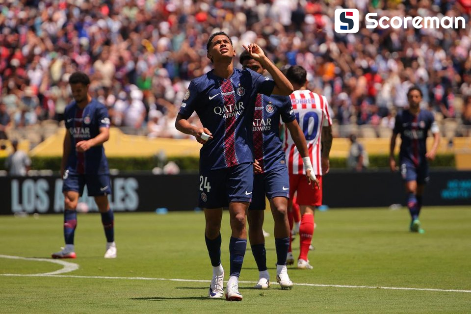 PSG, AT 마드리드 4-0 완파... 이강인 교체 출전